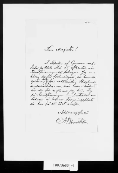 TKK/Be86, Berndtson, Axel, 15.11.1880