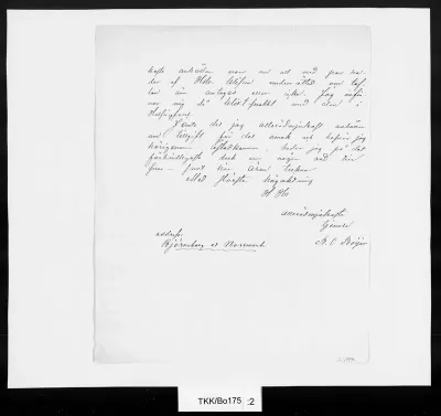 TKK/Bo175, Boijer, B. C., 14.7.1885