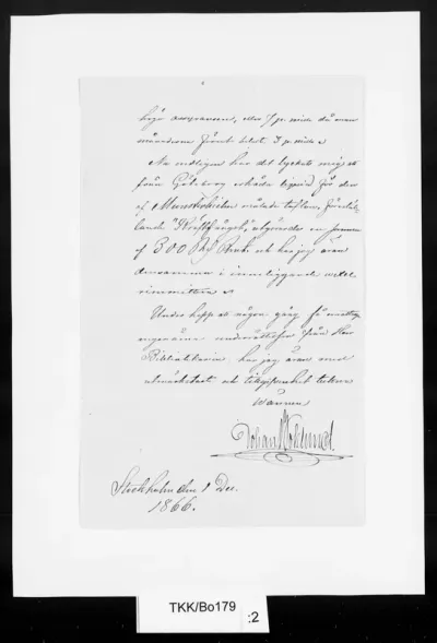 TKK/Bo179, Boklund, Johan, 1.12.1866