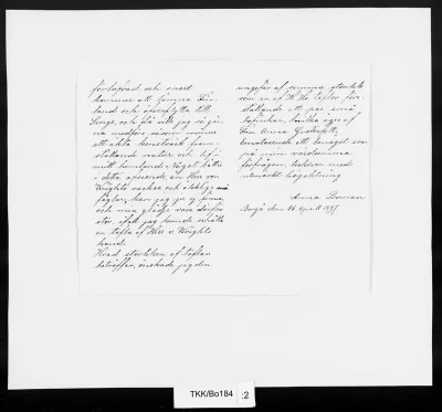 TKK/Bo184, Boman, Anna, 26.4.1897