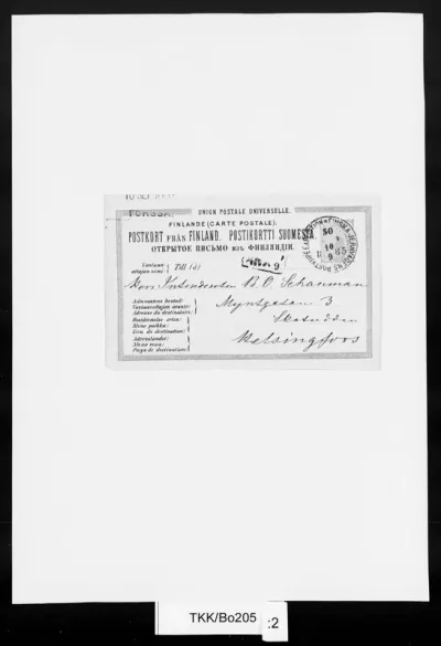 TKK/Bo205, Borgström, August, 10.9.1885