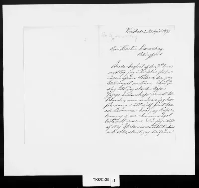 TKK/Cr35, Creutz, Carl Magnus, 28.4.1892
