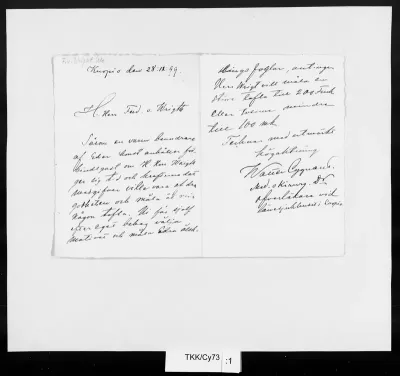 TKK/Cy73, Cygnaeus, Walter, 28.9.1899