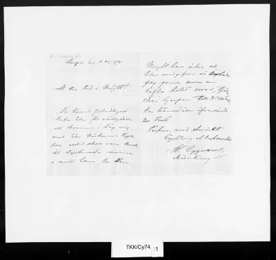 TKK/Cy74, Cygnaeus, Walter, 18.05.1901