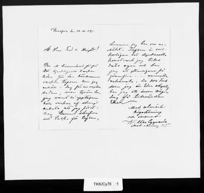 TKK/Cy76, Cygnaeus, Walter, 16.03.1902