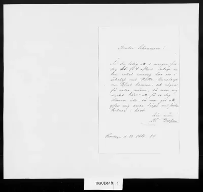 TKK/De18, Decker, Theodor, 23.10.1884
