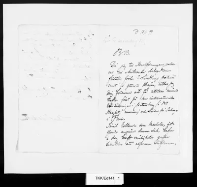 TKK/Ed141, Edelfelt, Albert, 18.1.1899