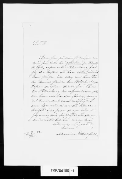 TKK/Ed150, Edelfelt, Alexandra, 9.2.1880
