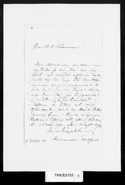 TKK/Ed153, Edelfelt, Alexandra, 21.10.1880?