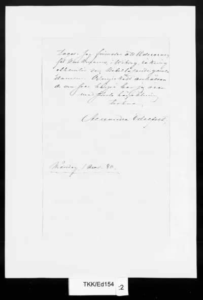 TKK/Ed154, Edelfelt, Alexandra, 1.11.1880