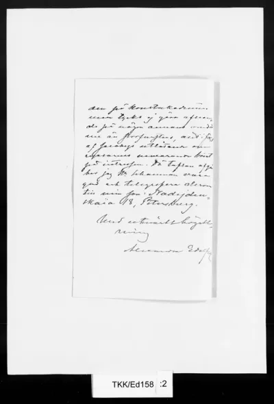 TKK/Ed158, Edelfelt, Alexandra, 4.11.1881