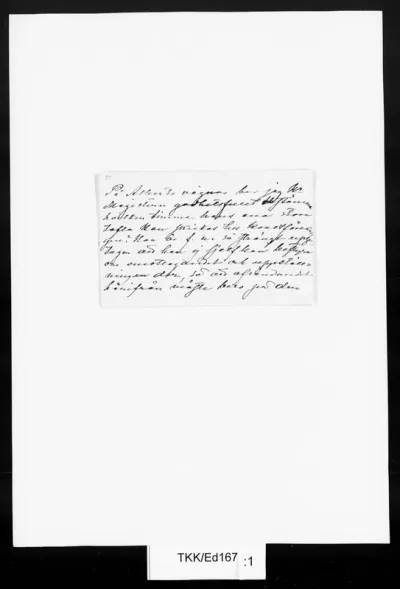 TKK/Ed167, Edelfelt, Alexandra, [27.10.1884]