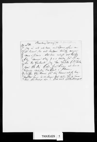 TKK/Ed29, Edelfelt, Albert, 20.5.1898