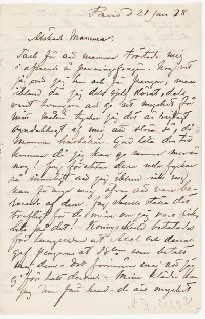 TKK/Ed3 (A III 2029:9:10), Edelfelt, Albert, 21.1.1878