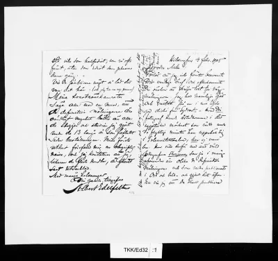TKK/Ed32, Edelfelt, Albert, 04.02.1905