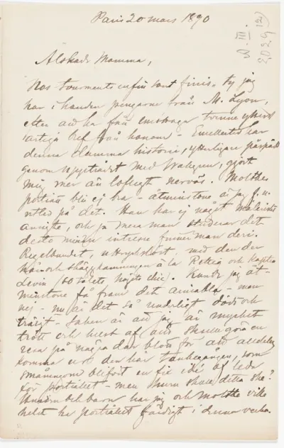 TKK/Ed5 (A III 2029:12), Edelfelt, Albert, 20.3.1890