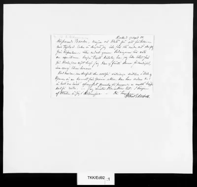 TKK/Ed92, Edelfelt, Albert, 19.9.1884