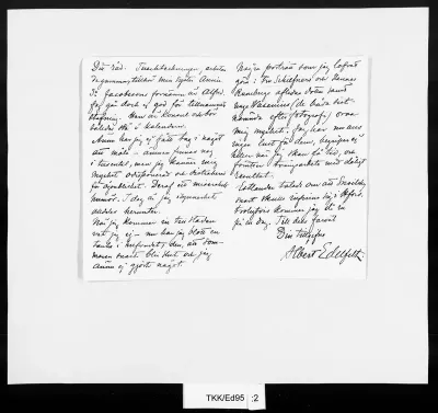 TKK/Ed95, Edelfelt, Albert, 16.8.1885