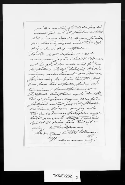 TKK/Ek262, Ekman, Robert Wilhelm, 5.6.1871