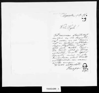 TKK/En289, Engberg, Gabriel, 1.9.1898