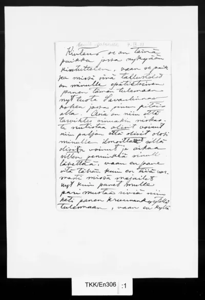 TKK/En306, Engberg, Gabriel, 07.09.1901