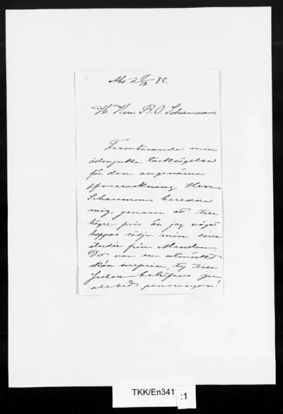 TKK/En341, Engblom, Alma, 17.12.1883