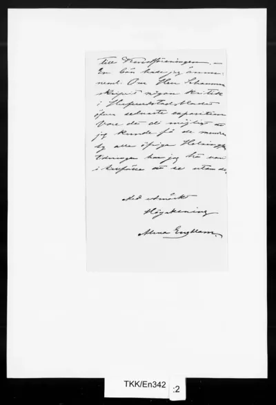 TKK/En342, Engblom, Alma, 21.12.1883