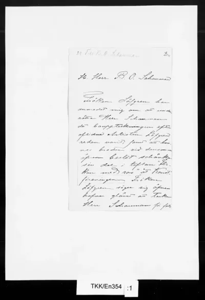 TKK/En354, Engblom, Alma, 20.2.1885