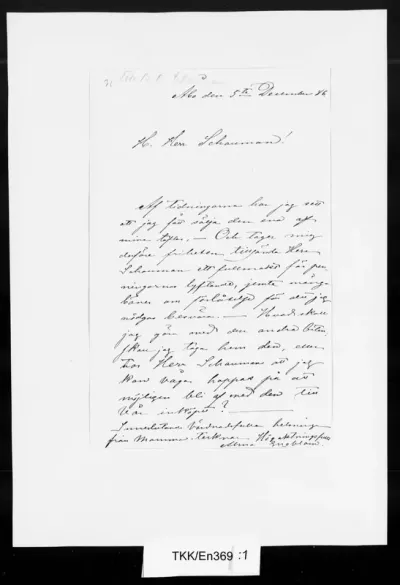 TKK/En369, Engblom, Alma, 5.12.1886