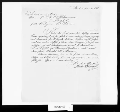 TKK/Er402, Ericsson, Martin, 3.11.1874
