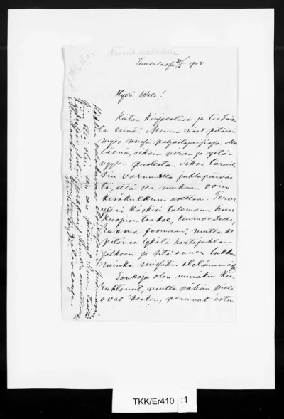 TKK/Er410, Erkko, Juho Heikki, 30.05.1904