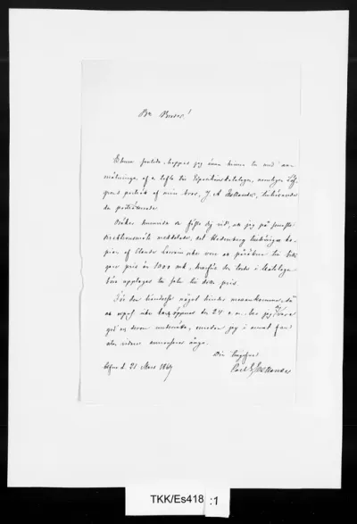 TKK/Es418, Estlander, Carl Gustaf, 21.3.1869