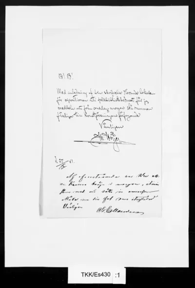 TKK/Es430, Estlander, Carl Gustaf, 27.9.1881