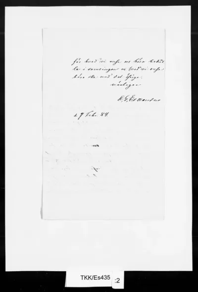 TKK/Es435, Estlander, Carl Gustaf, 7.2.1884