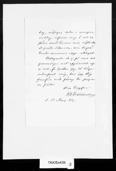 TKK/Es439, Estlander, Carl Gustaf, 15.3.1886