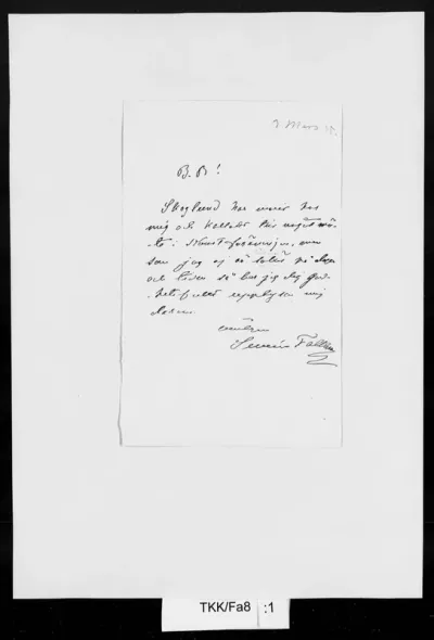 TKK/Fa8, Falkman, Severin, 3.3.1885