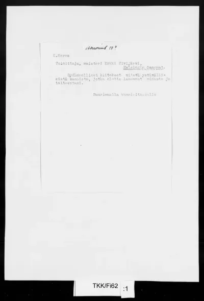 TKK/Fi62, Finch, Alfred William, [1928]