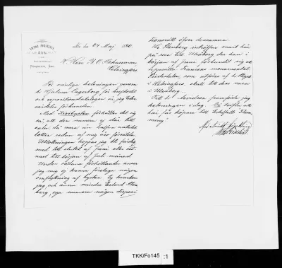 TKK/Fo145, Forselius, Victor, 24.5.1880