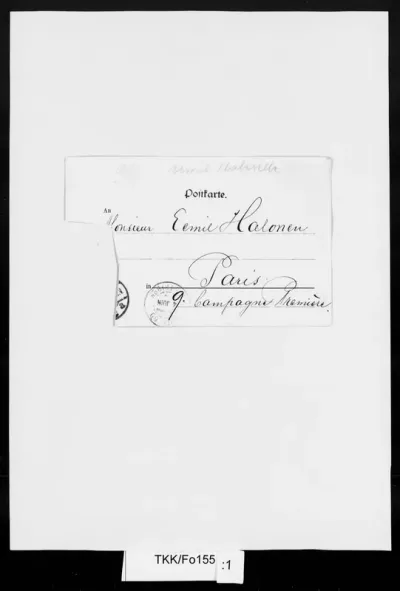 TKK/Fo155, Forssell, Elli, 02.06.1900