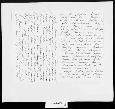TKK/Fo158, Forssell, Elli, 15.10.1900