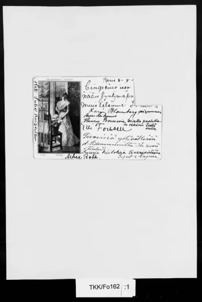 TKK/Fo162, Forssell, Elli, 8.5.[1901]