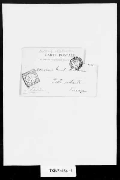 TKK/Fo164, Forssell, Elli ja Blomberg, Karin, [12.5.1901]
