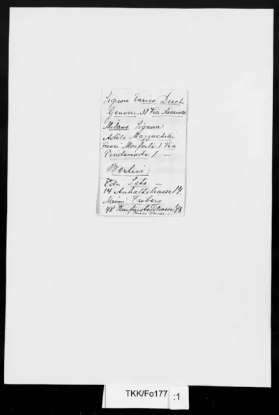 TKK/Fo177, (Forssell-)Rozentals, Elli, s.d.