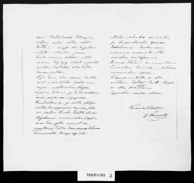 TKK/Fo183, Forssell, Juho, 11.6.1881
