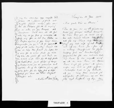 TKK/Fo208, Forstén, Mortimer, 22.6.1888