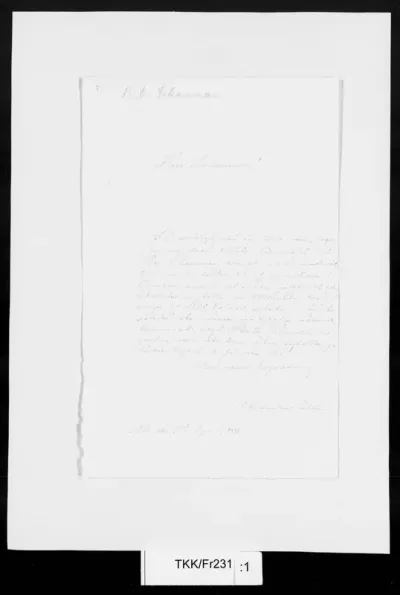 TKK/Fr231, [Frosterus-] Såltin, Alexandra, 8.4.1881