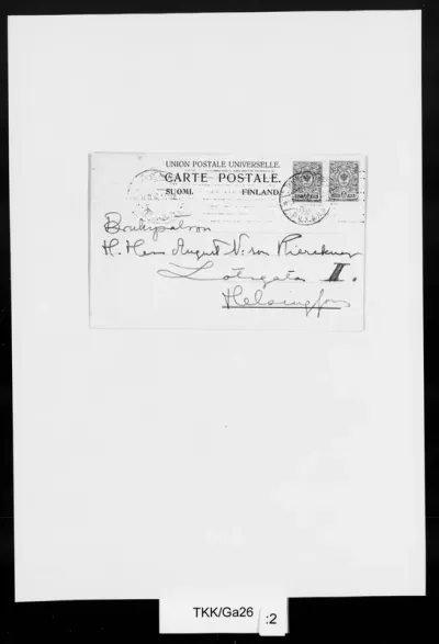 TKK/Ga26, Gallen-Kallela, Akseli, 15.03.1917