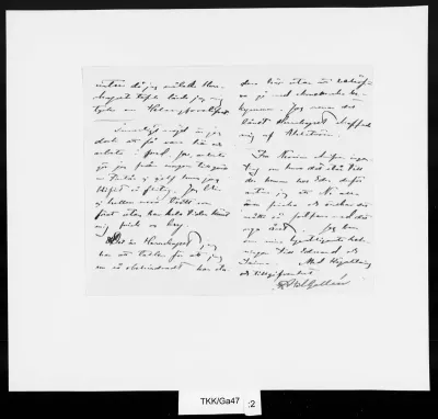 TKK/Ga47, Gallen-Kallela, Akseli, 30.12.1887