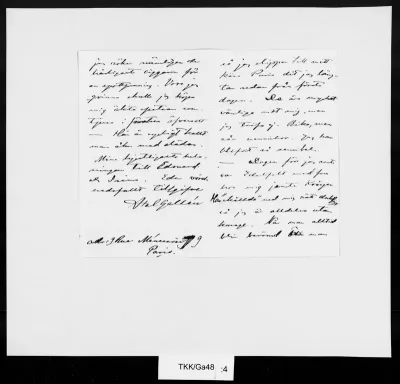 TKK/Ga48, Gallen-Kallela, Akseli, 25.2.1888