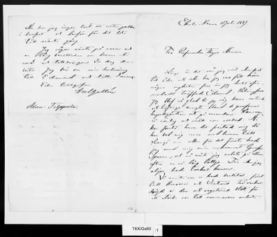TKK/Ga50, Gallen-Kallela, Akseli, 11.7.1889